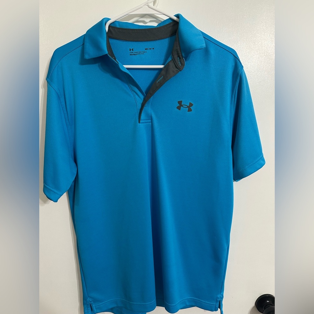 Under Armour Men's Vibrant Blue Polo